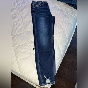 Bridge mid rise ankle skinny jeans